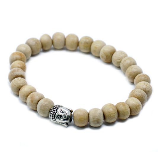 Fragrant Sandal Beads & Buddah Bangle