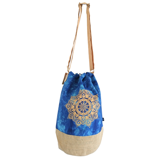 All Natural Backpack - Blue Stonewash - Mandala