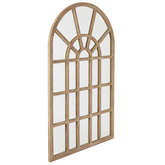 Copgrove Collection Arched Paned Wall Mirror