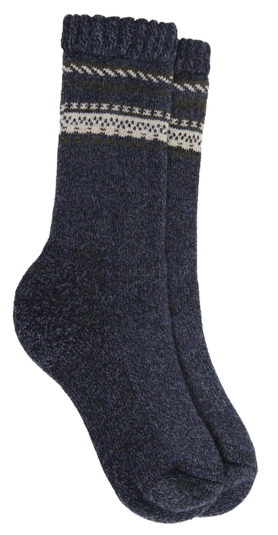 3 Pairs Mens Merino Wool Thermal Hiking Boot Socks Reinforced Heel Toe Cushioning Outdoor Work Running by Sock Stack