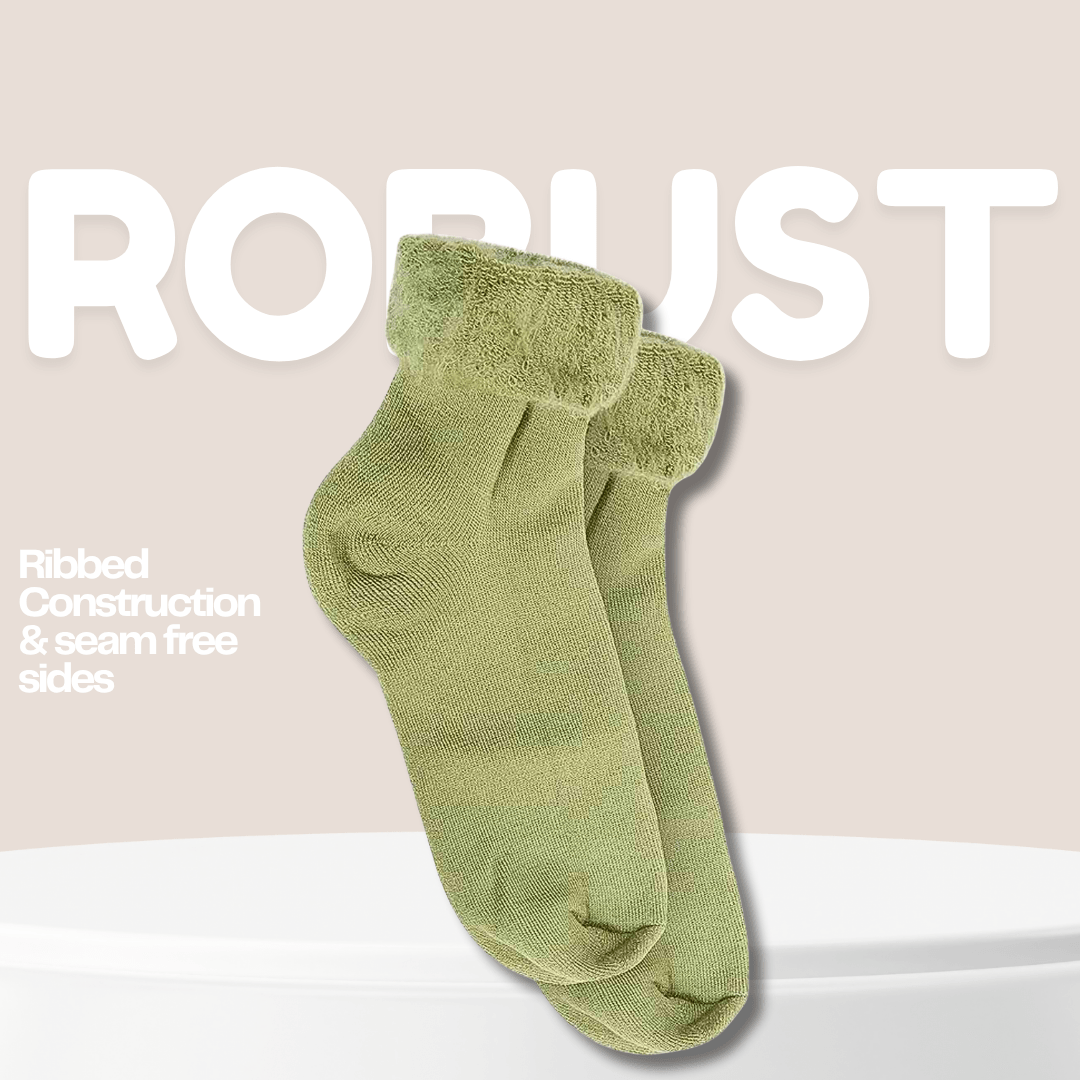 3 Pairs Womens Thermal Bed Socks Super Soft Winter Slipper Socks Cozy Nighttime Warm Footwear for Cold Feet with Snug Fit UK Sizes 4-7 by Sock Stack