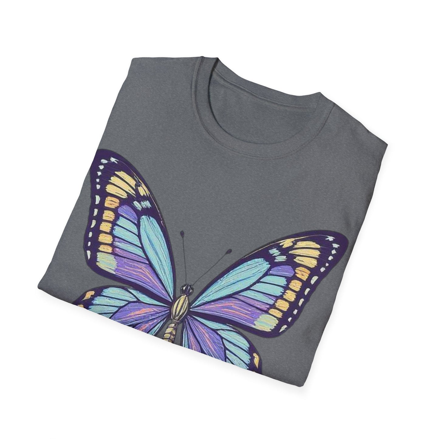 Bohemian Butterfly T-Shirt, Gift for Nature Lovers, Summer Fashion, Festival Style, Cute Graphic Tee, Unisex T-Shirt