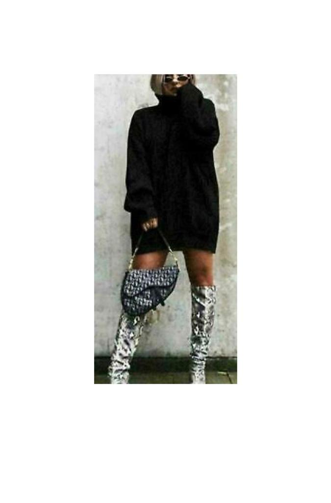 Ladies Polo Knitted Florecent Jumper