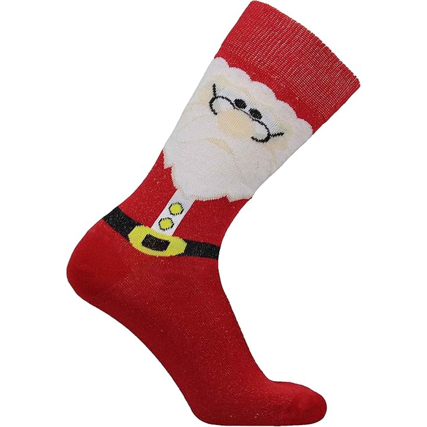 6 Pack Men's Christmas Socks Cotton Rich Holiday Designs Festive Santa Snowman Holly Turkey Comfortable Warm Gift UK 6-11 EUR 39-45 by Sock Stack