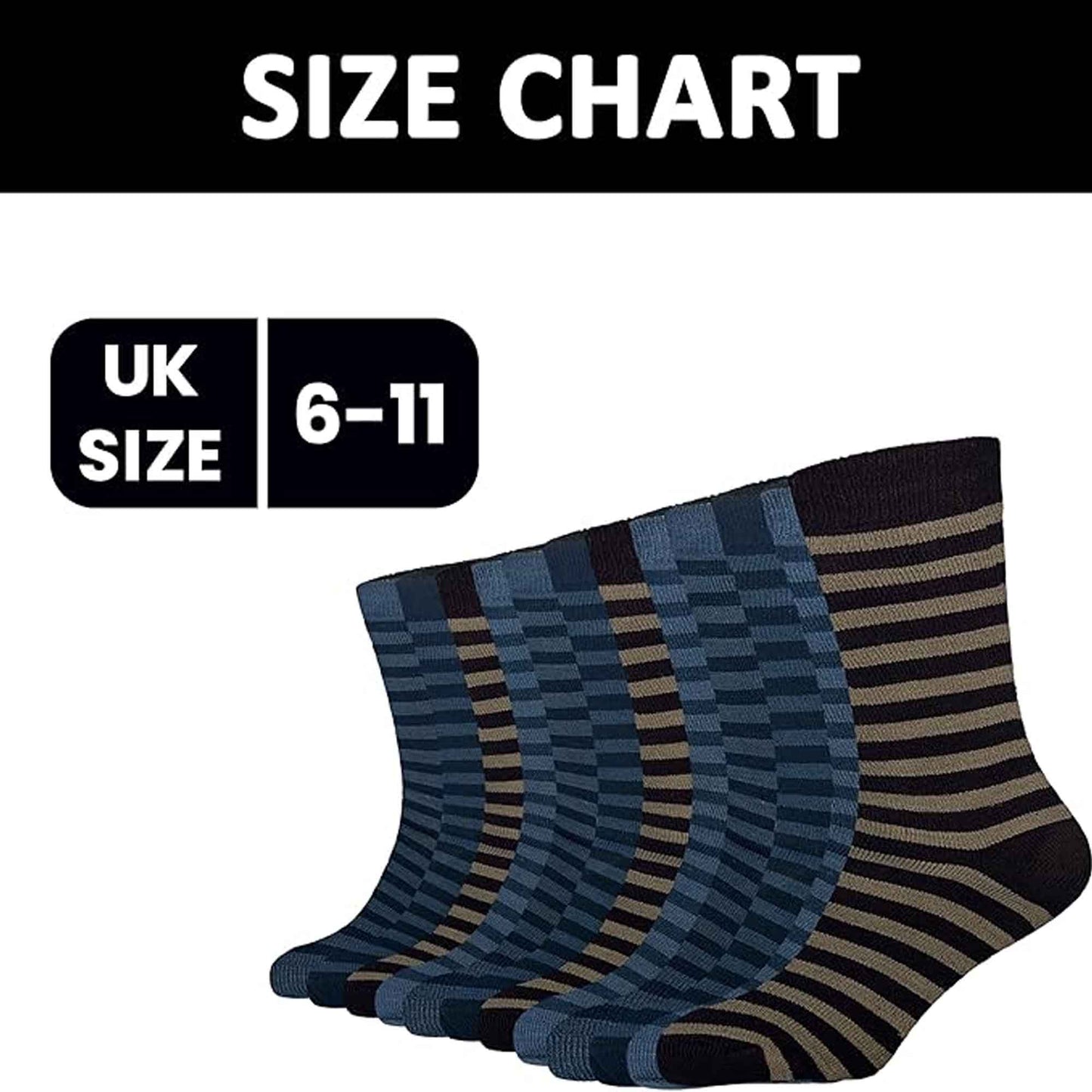 6 Pairs Thermal Work Boot Socks for Men Warm Thick Cushioned Durable Reinforced Heel and Toe Size 6 11 Outdoor Winter by Sock Stack