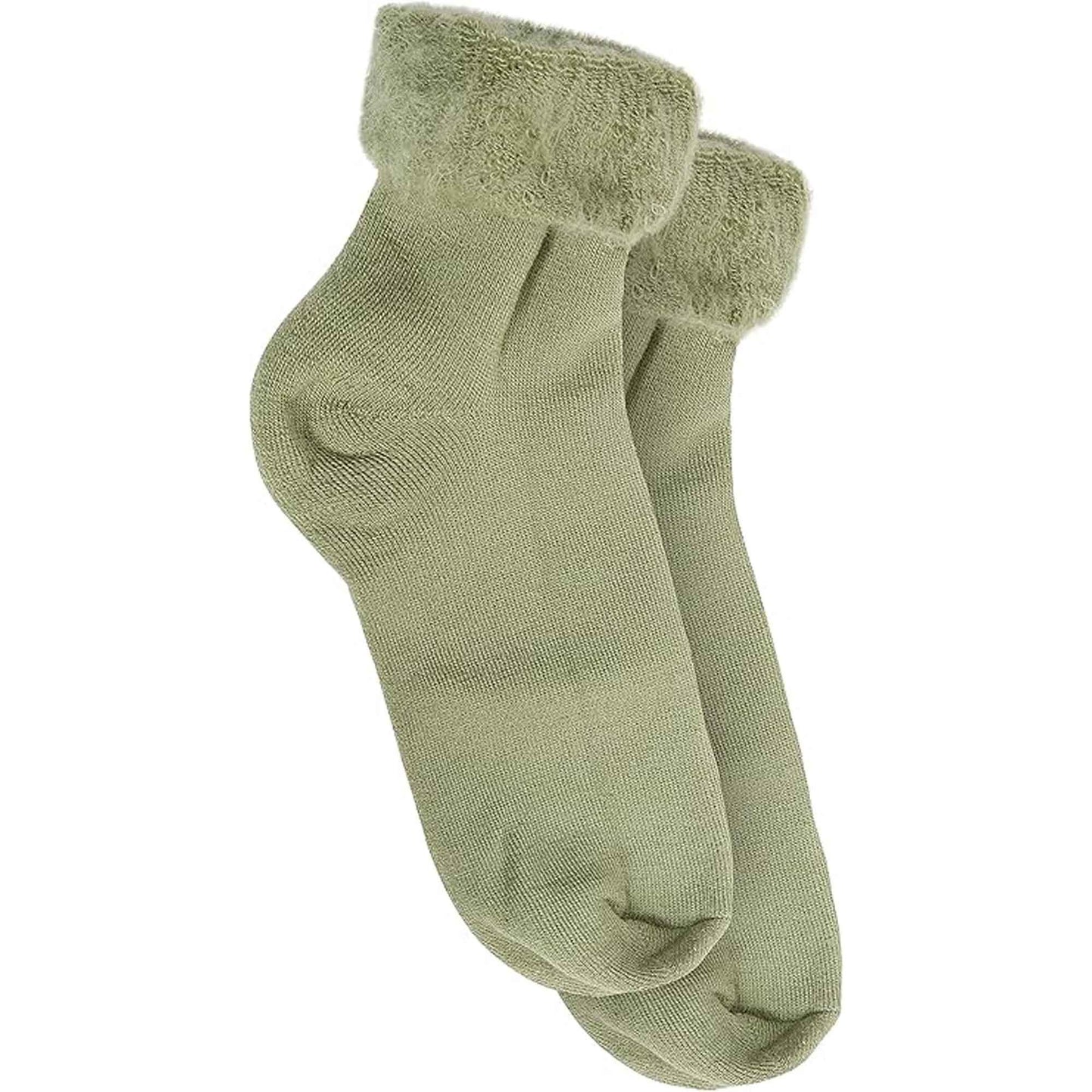 6 Pairs Women's Thermal Bed Socks Super Soft Cozy Winter Slipper Socks Anti-Slip Multiple Colors Warm Snug Fit UK Sizes 4-7 by Sock Stack