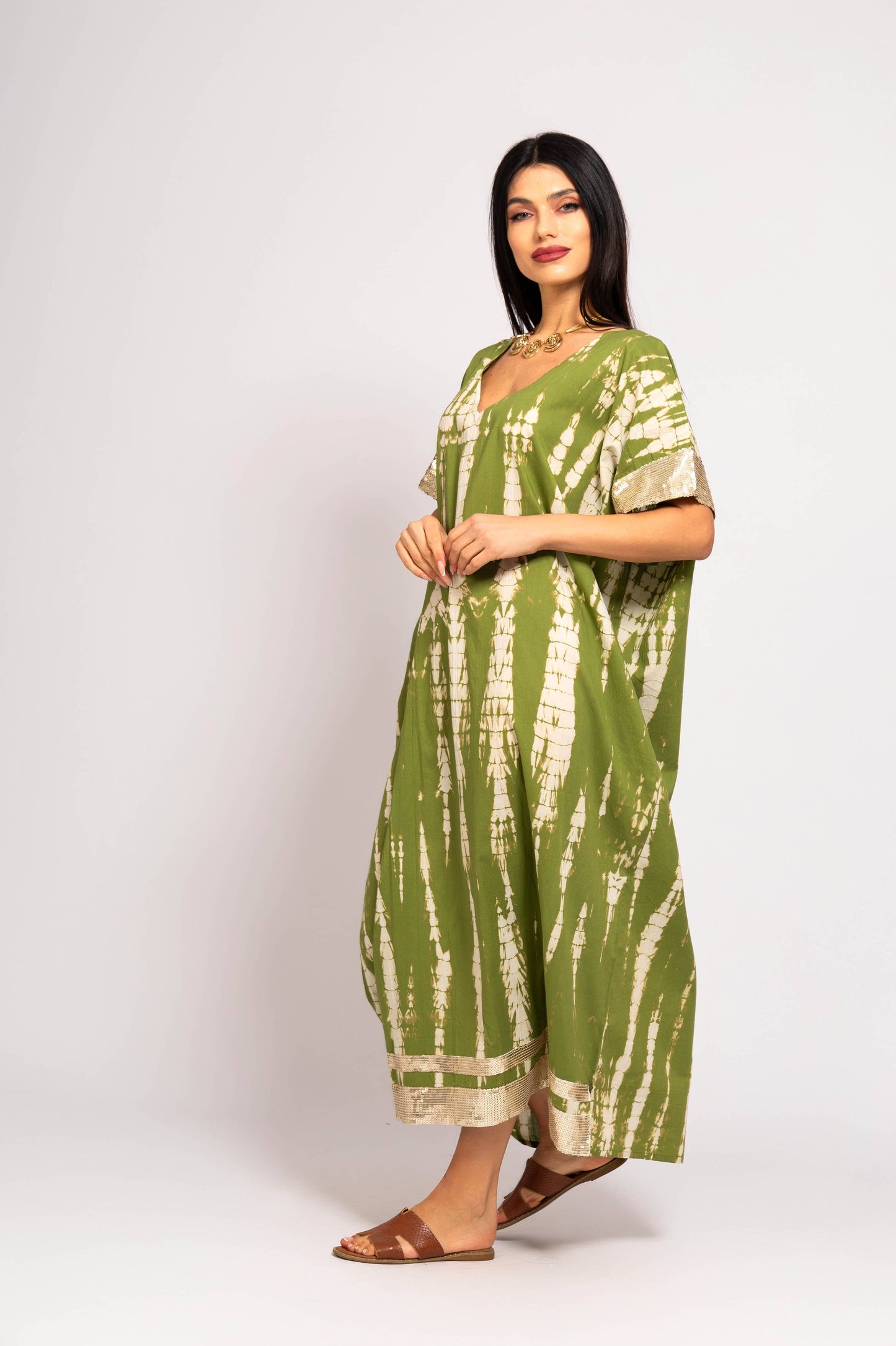 F-167 OVERSIZED KAFTAN: FREE SIZE
