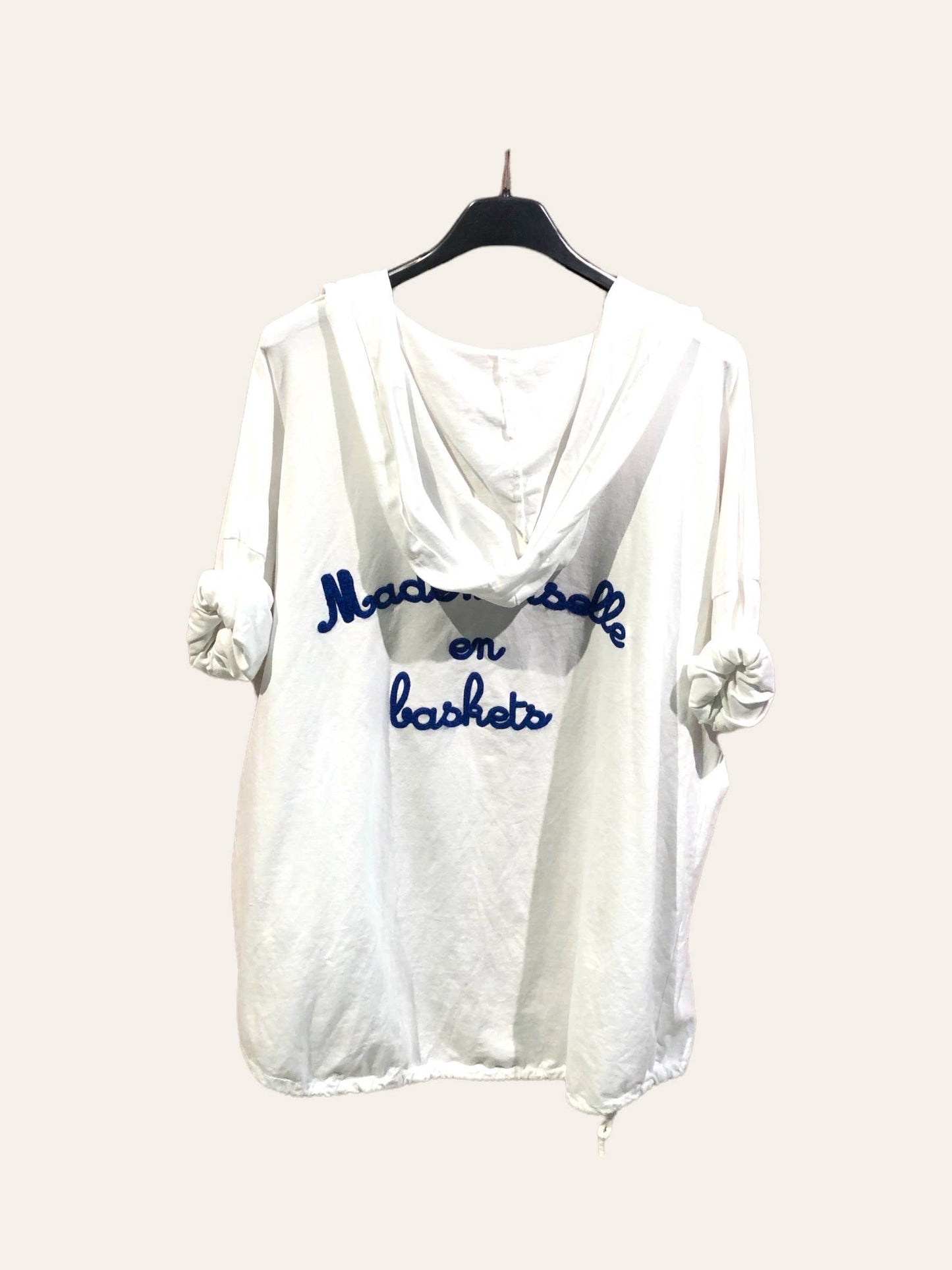 “Mademoiselle in sneakers” hoodie