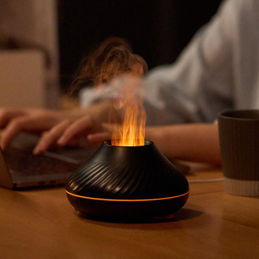 Flame Aroma Diffuser/volcano effect/colour changing