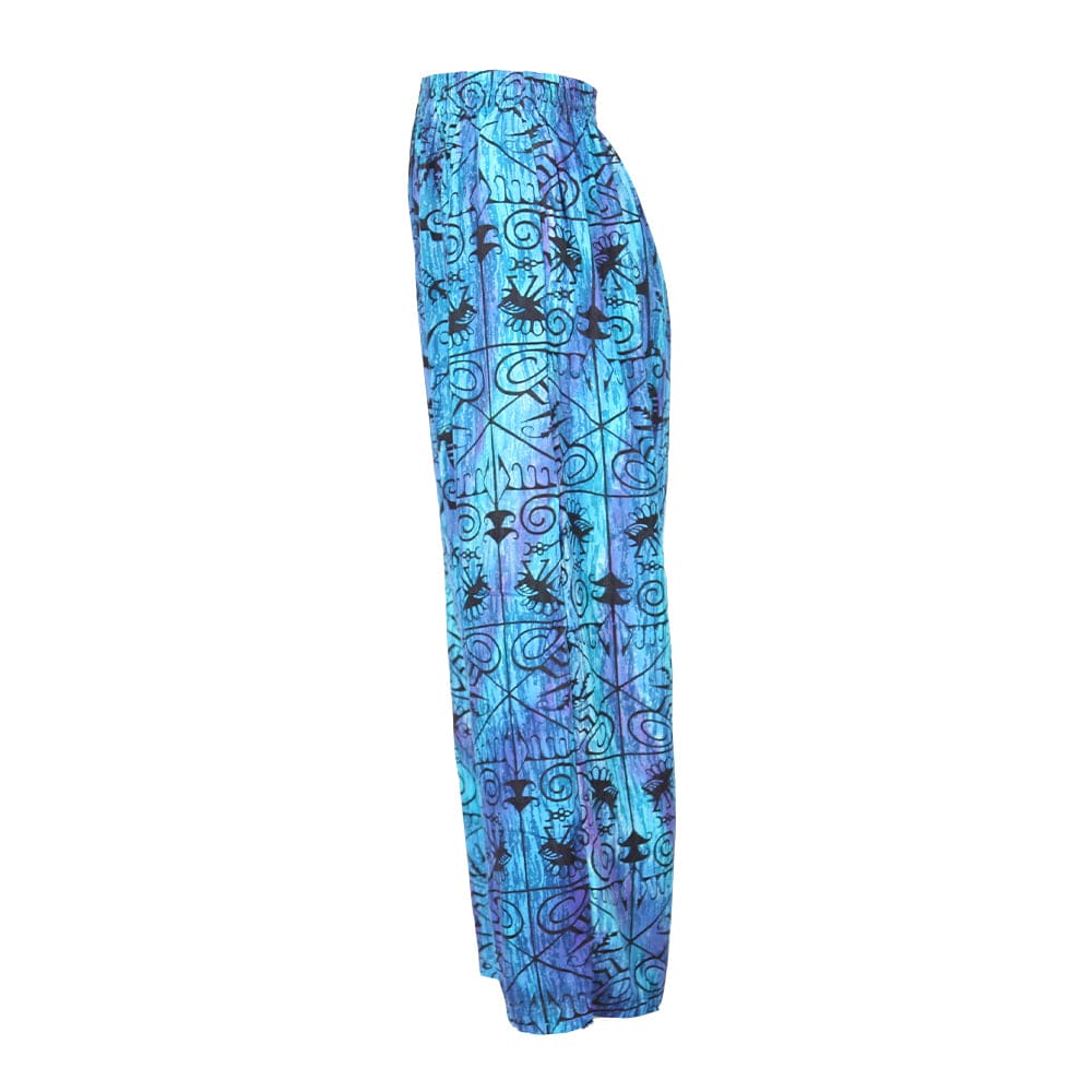 Abstract Lizard Print Trousers
