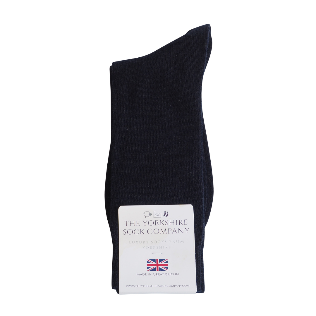 Duchy Everyday Merino Socks - 6 Pair Bundle Black & Navy