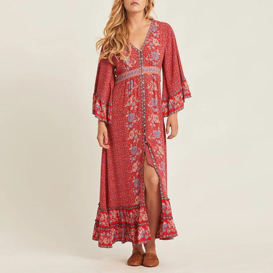 BOHO dress/gypsy maxi