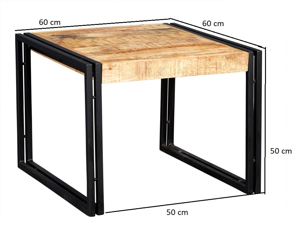 Cosmo Industrial Small Coffee Table