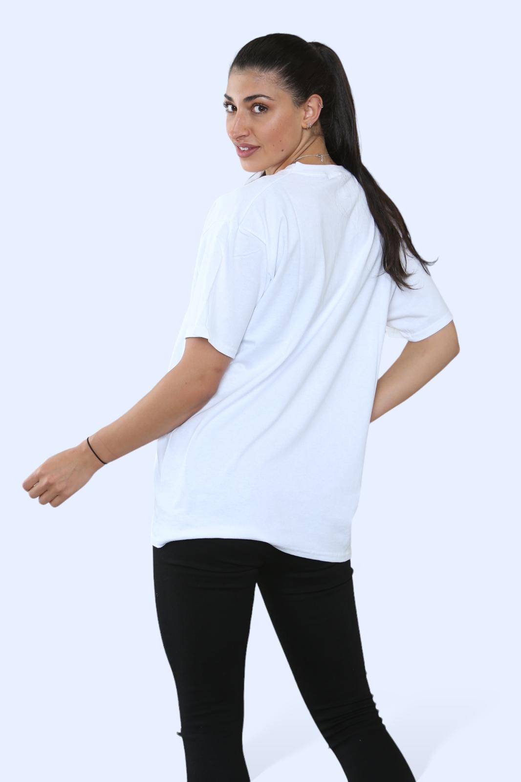 Ladies Lovely Printed Short Sleeve T-Shirt Top