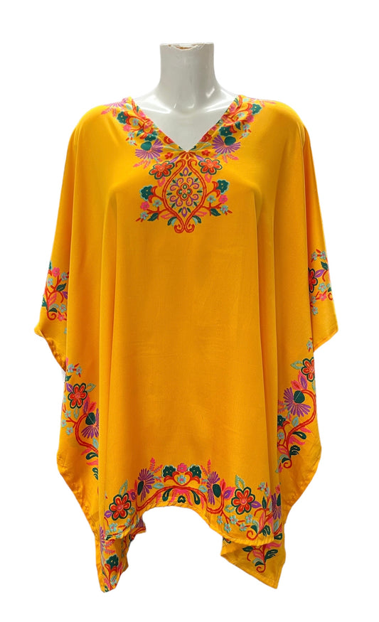 Short Yellow Kaftan