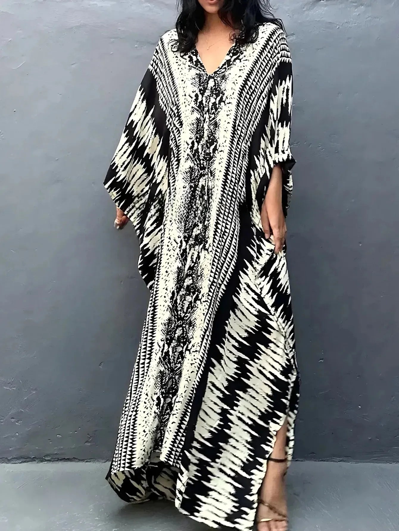 Kaftan Dresses for Women V-Neck