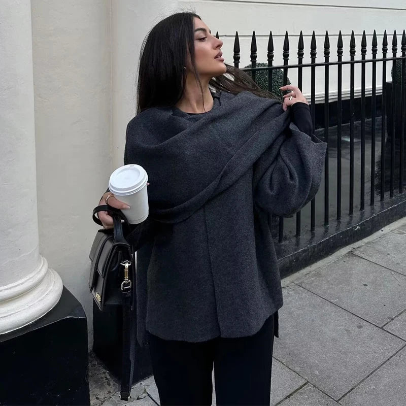 Plush Winter Coat/Poncho