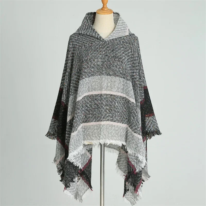 Hooded Cape Wrap