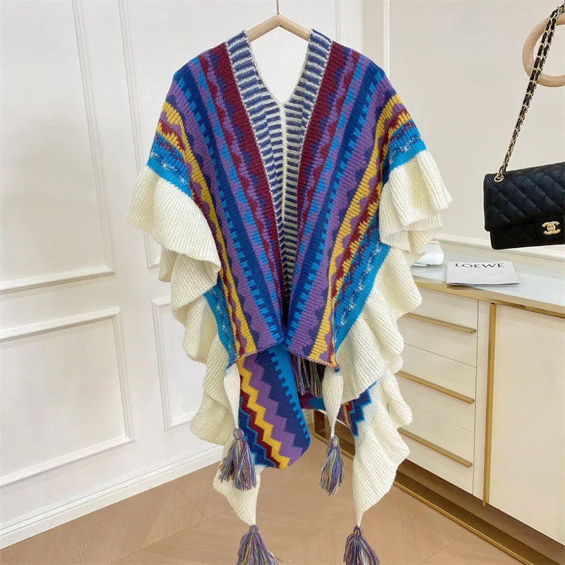 Women Ethnic Style Poncho