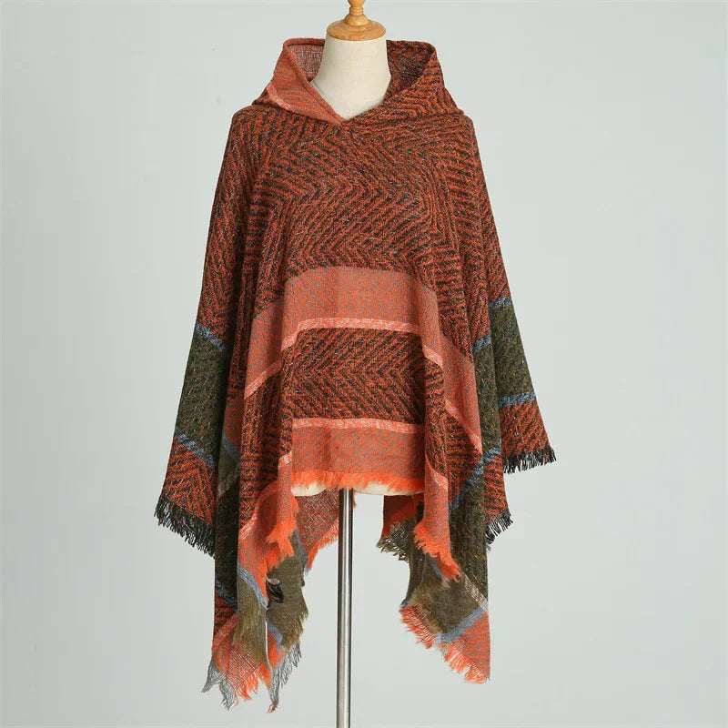 Hooded Cape Wrap