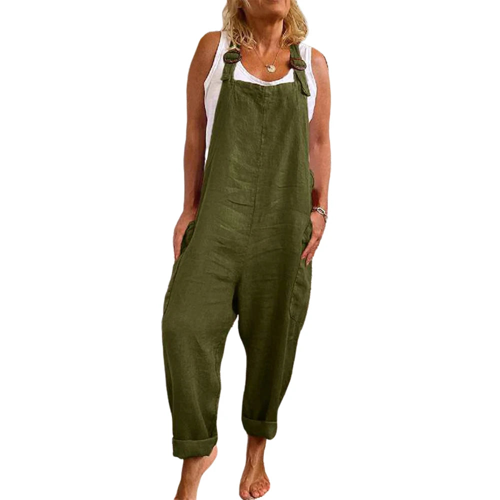 Cotton Blend Jumpsuit