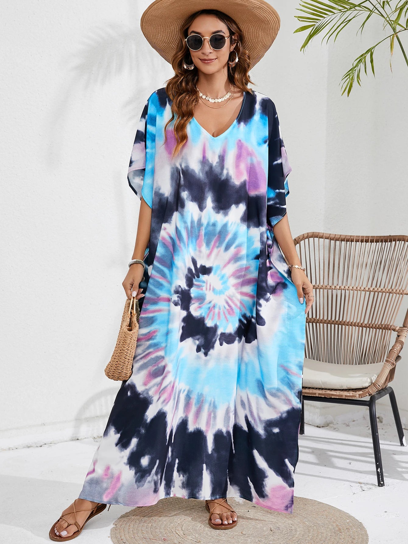 Tye dye kaftan