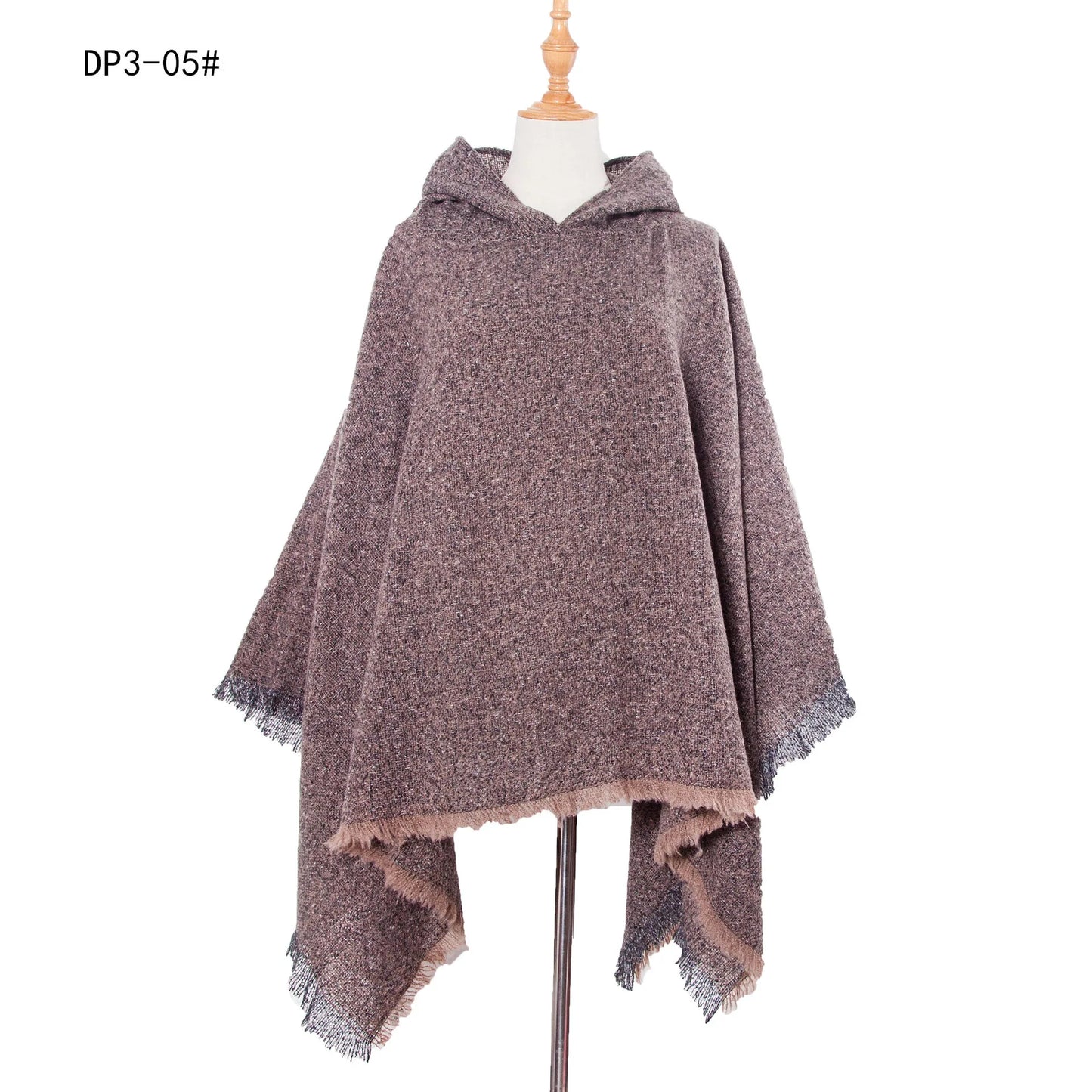 Women Hooded Travel cape