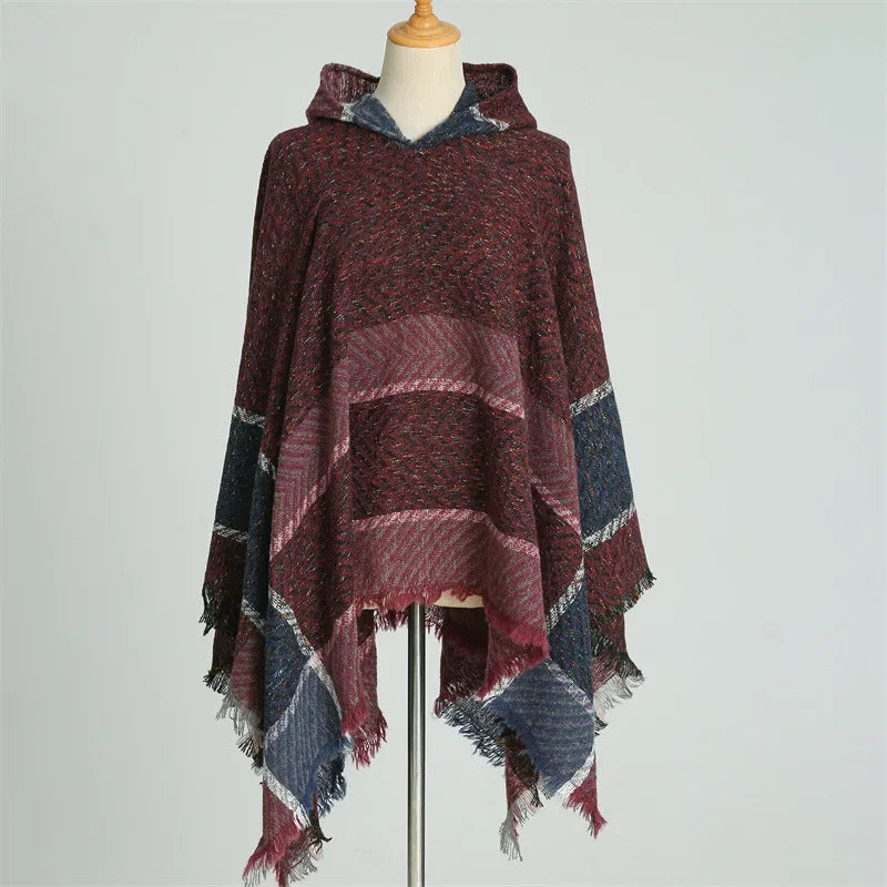 Hooded Cape Wrap
