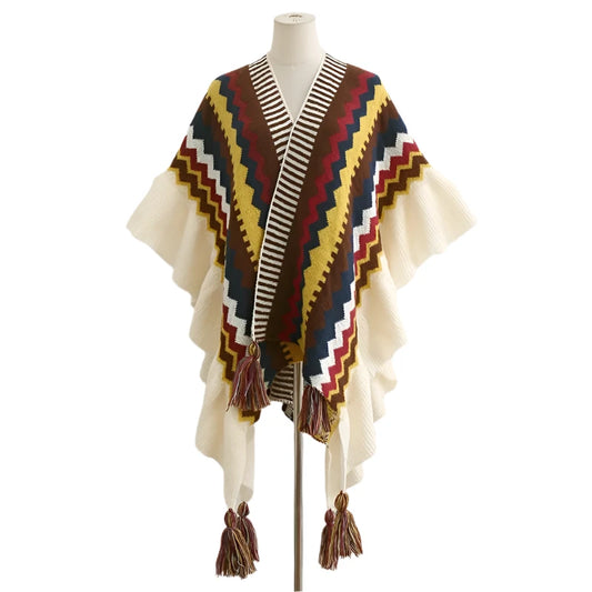 Women Ethnic Style Poncho