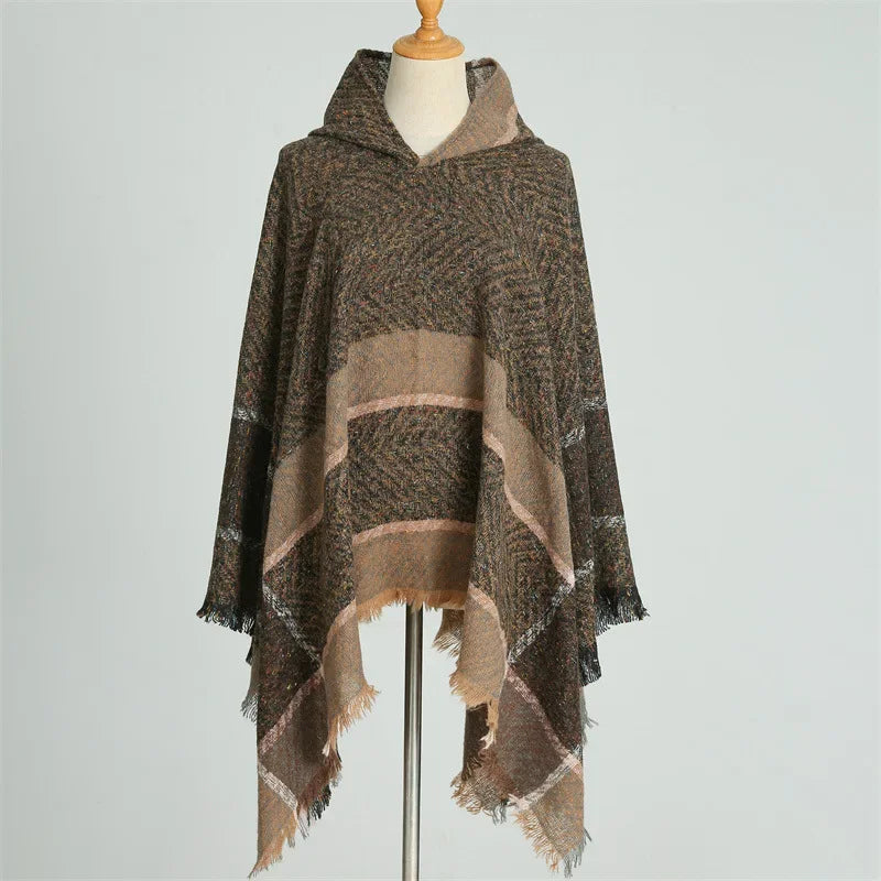 Hooded Cape Wrap