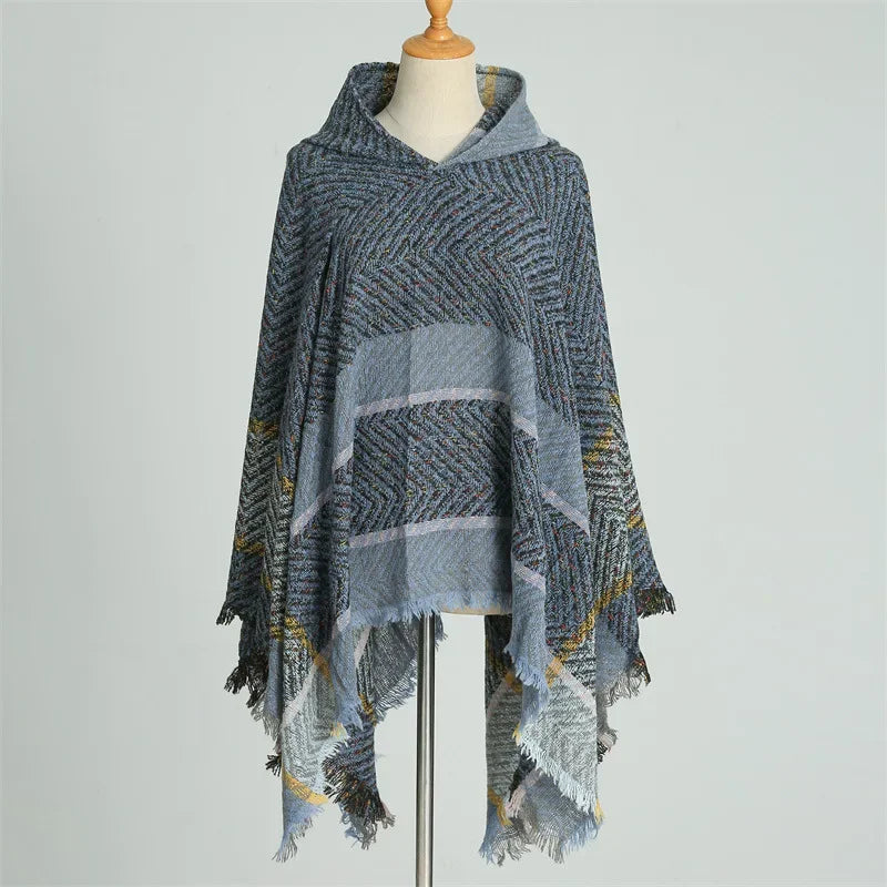 Hooded Cape Wrap