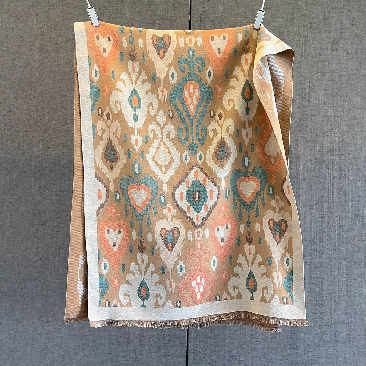 Women Autumn Winter Thick Warm Shawl Wrap Retro Luxury Scarf BigBlanket Bufanda Poncho Echarpe Pashmina Stoles Cold-proof Hijab