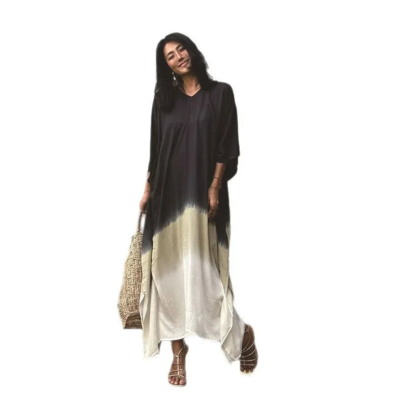 Women's Cotton Gradient Kaftan