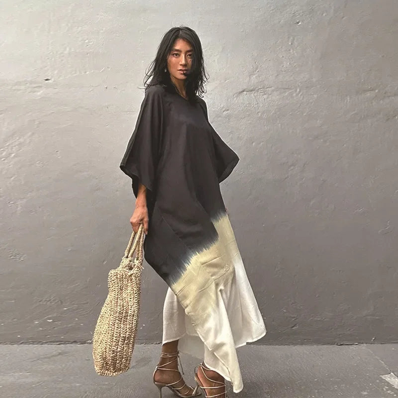 Women's Cotton Gradient Kaftan