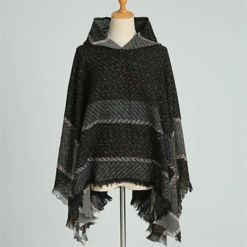 Hooded Cape Wrap