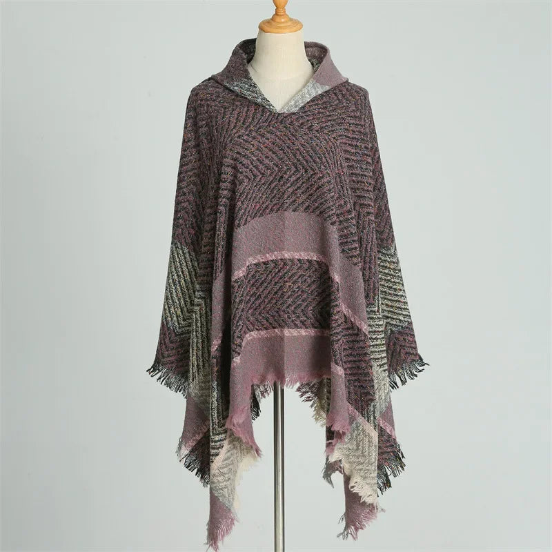Hooded Cape Wrap
