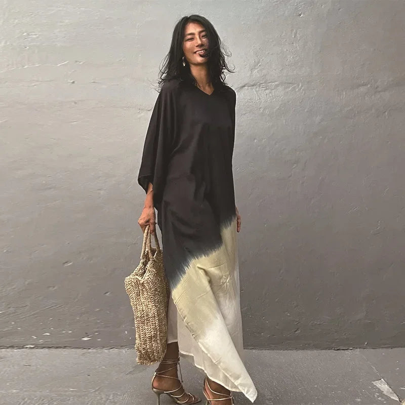 Women's Cotton Gradient Kaftan