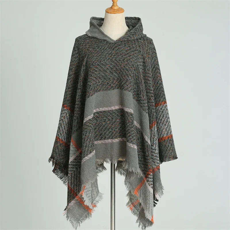 Hooded Cape Wrap