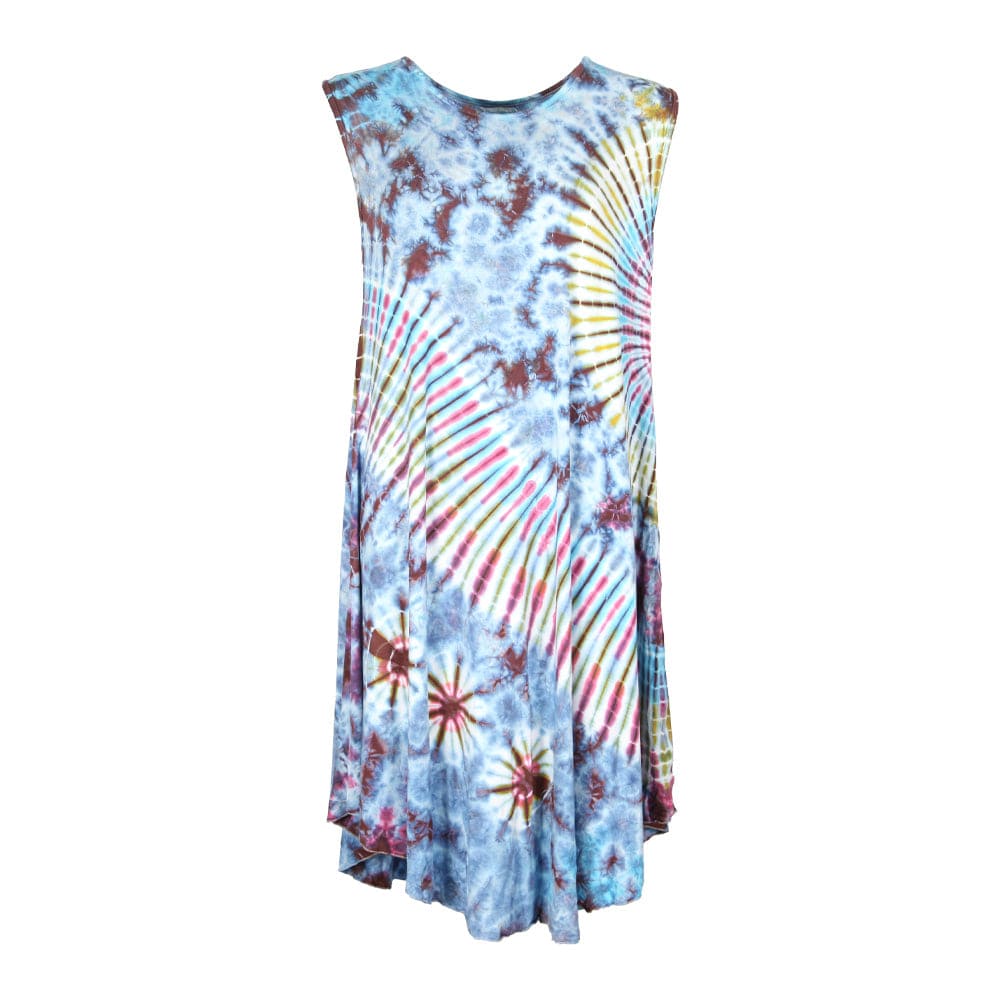 Tie Dye Circle Midi Dress