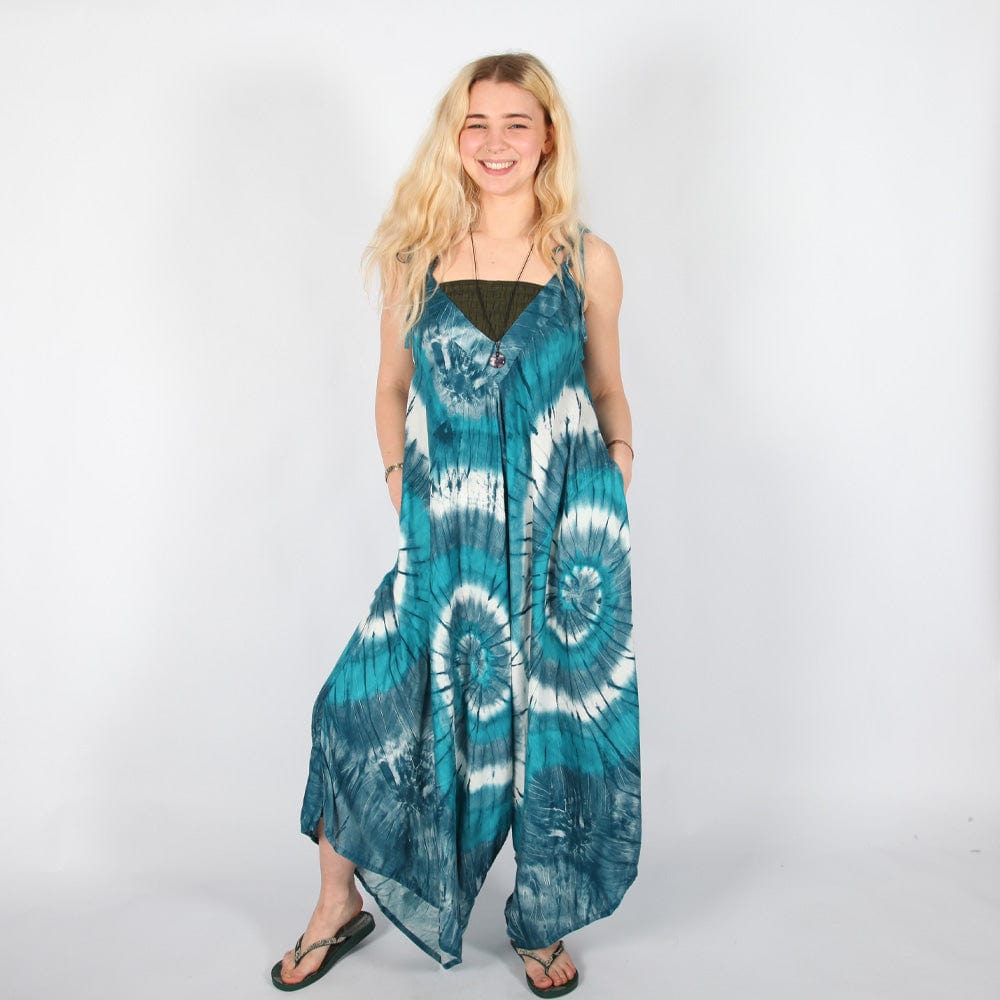 Tie Dye Print Cami Jumpsuit