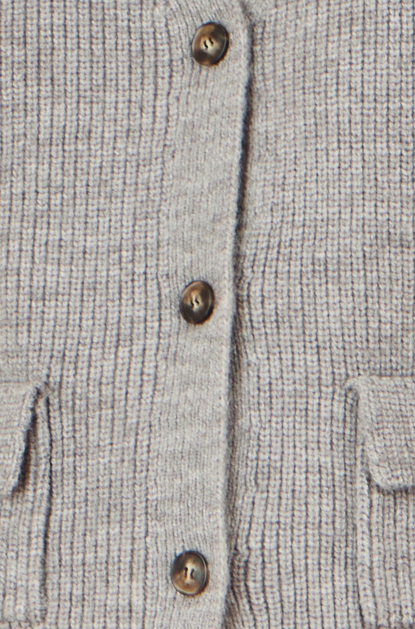 Yumi Grey Knitted Pullover Waistcoat