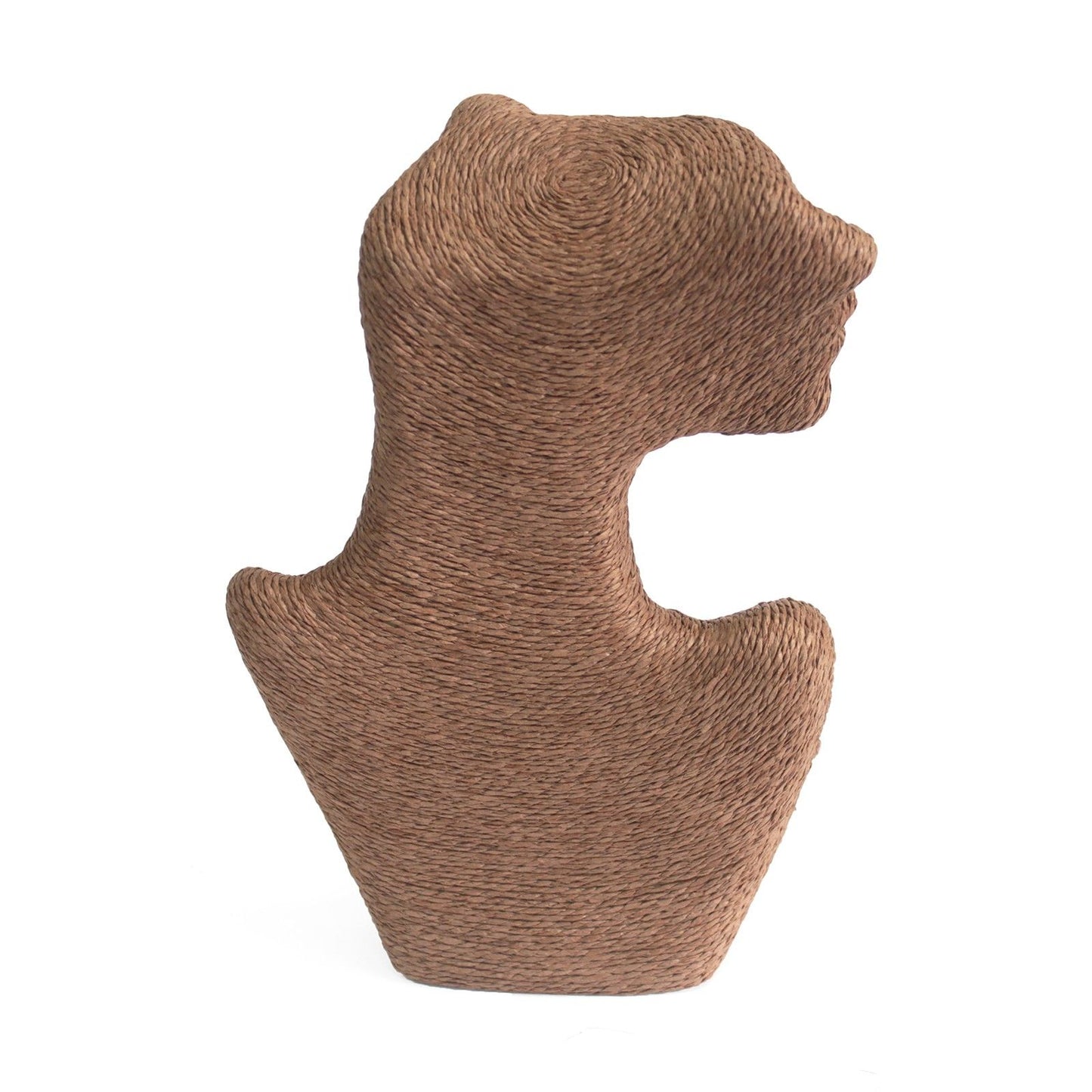 Classic Earring & Necklace Bust - Chocolate