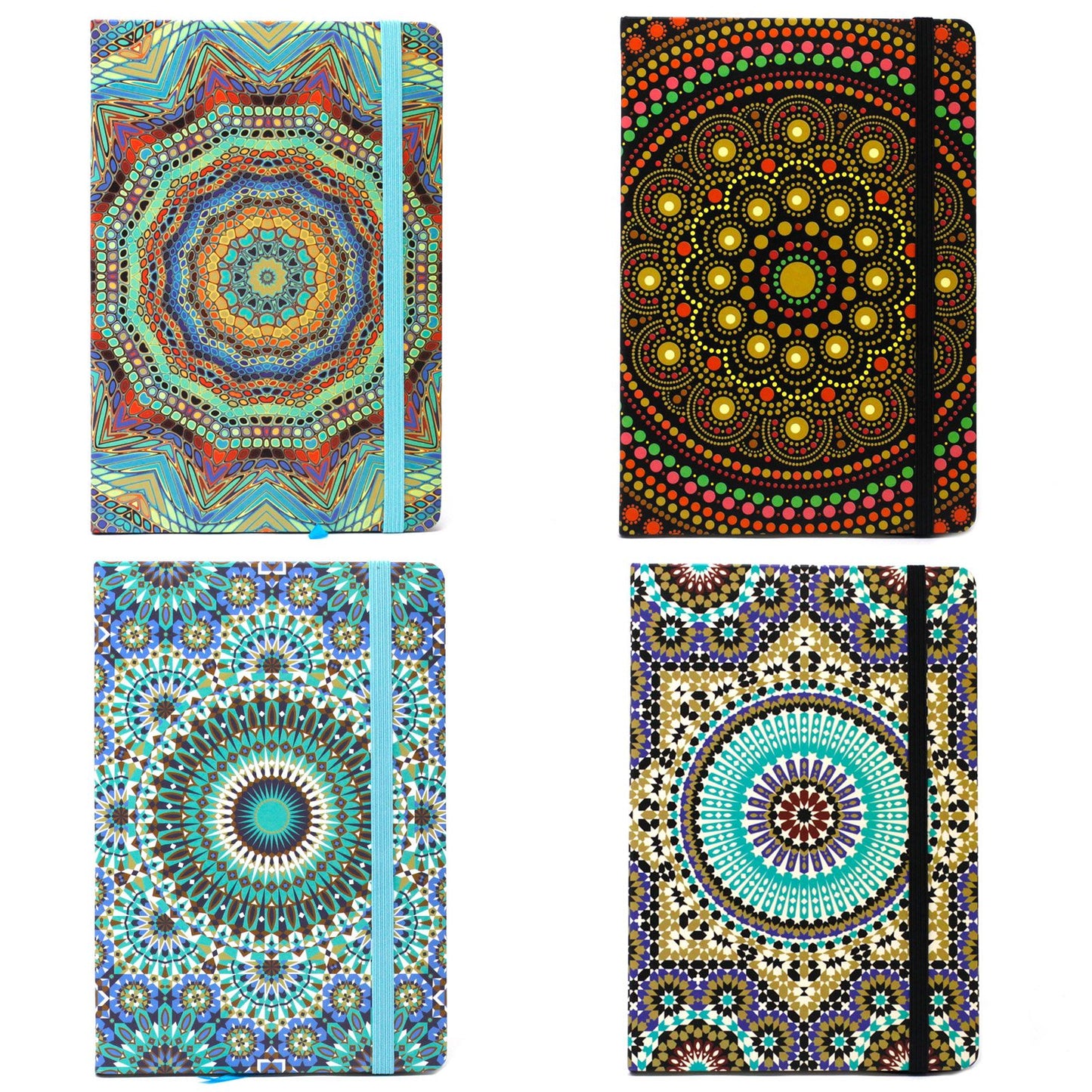 Cool A5 Notebook - Assorted Designs - Mandala