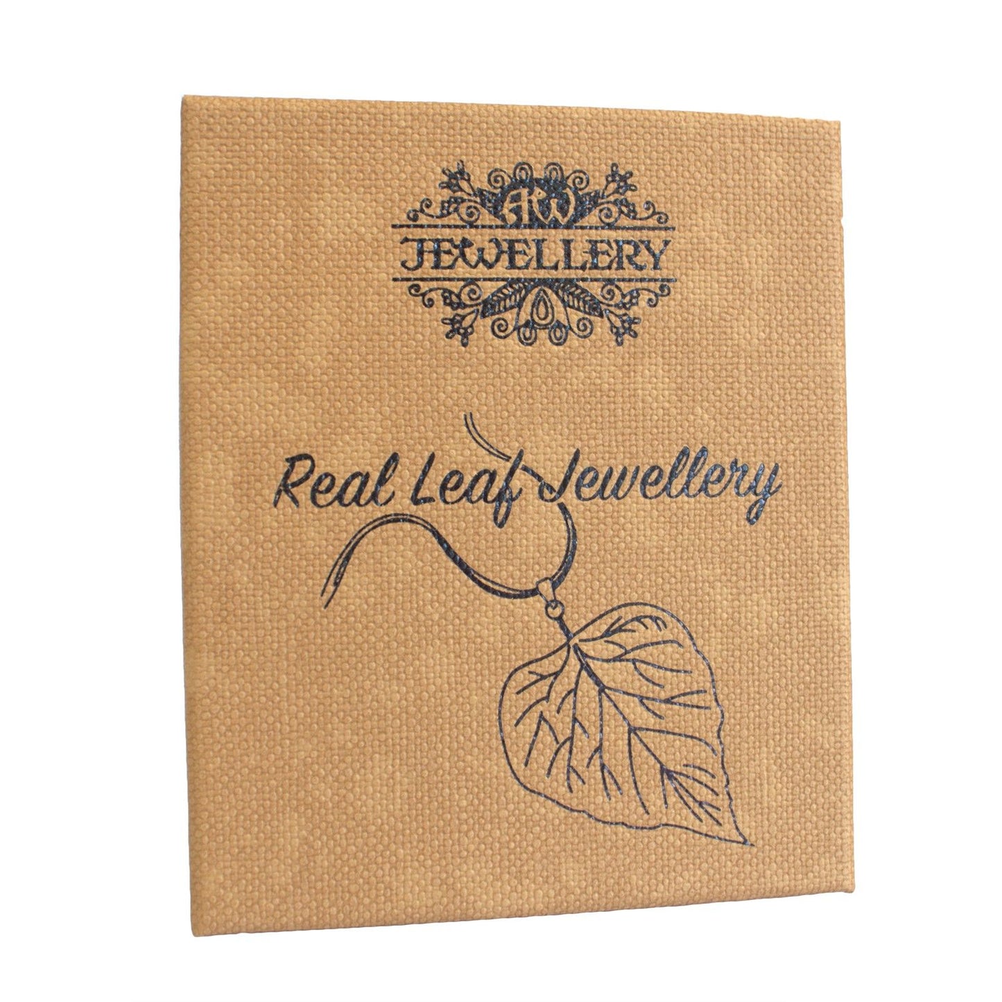 Necklace & Earring Set - Bravery Leaf - Blue