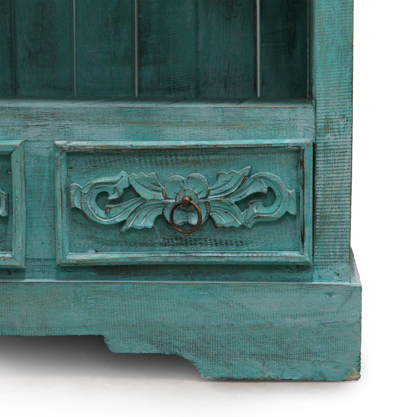 Albasia Bathroom Cabinet - Turquoise wash
