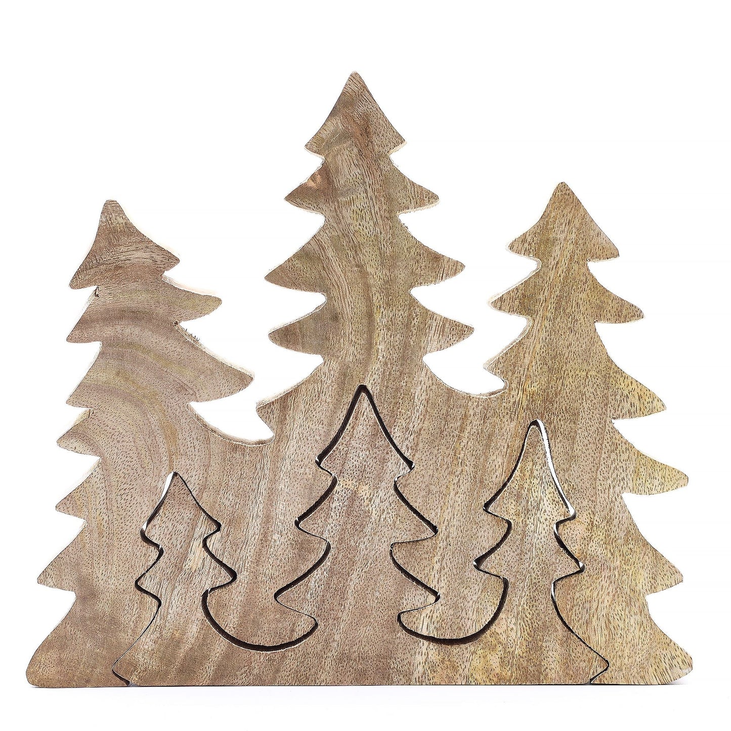 Lost in the Forrest - Three Trees 3D Wooden Decoration - 20x23cm