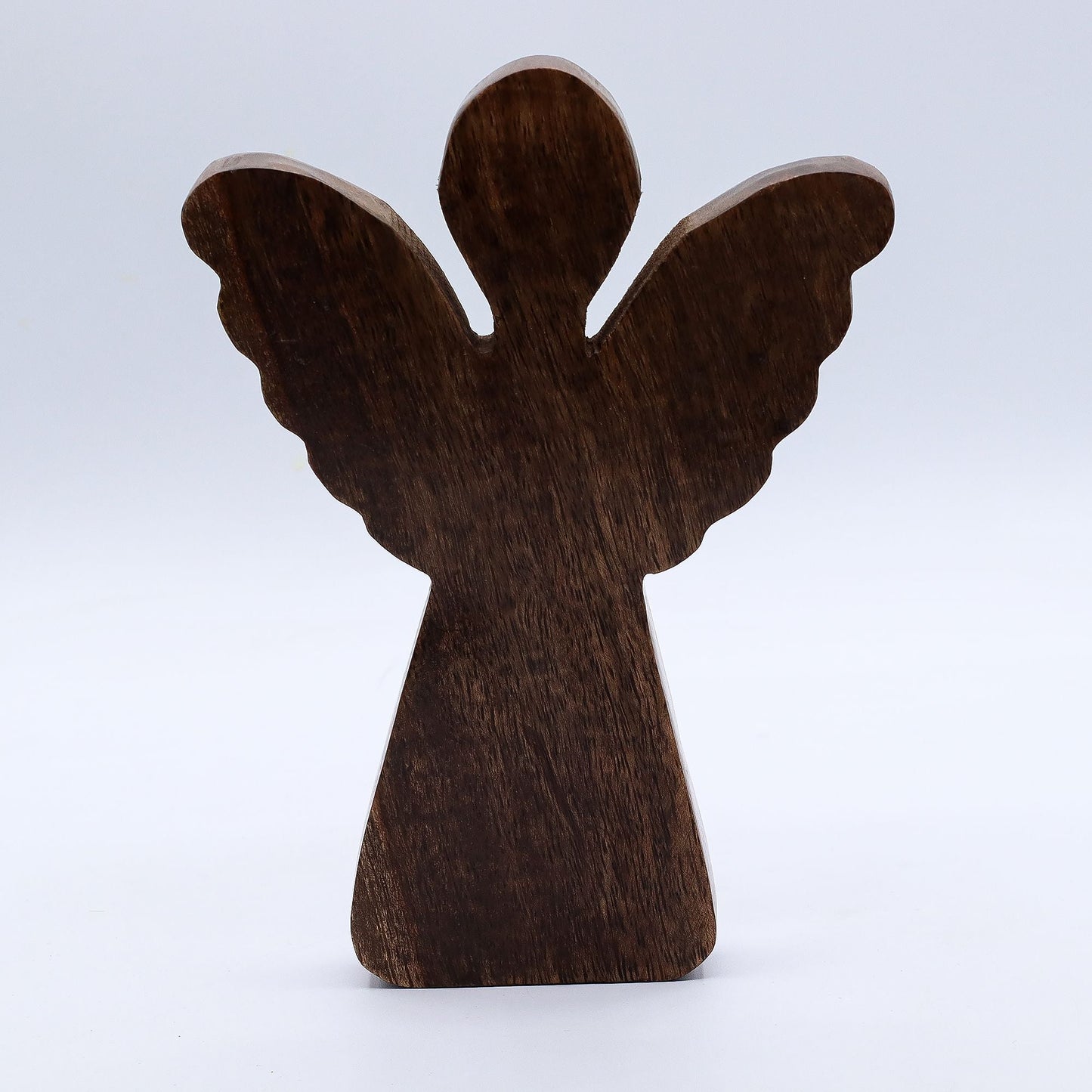 Large Mango Wood Angel - Gold Decor