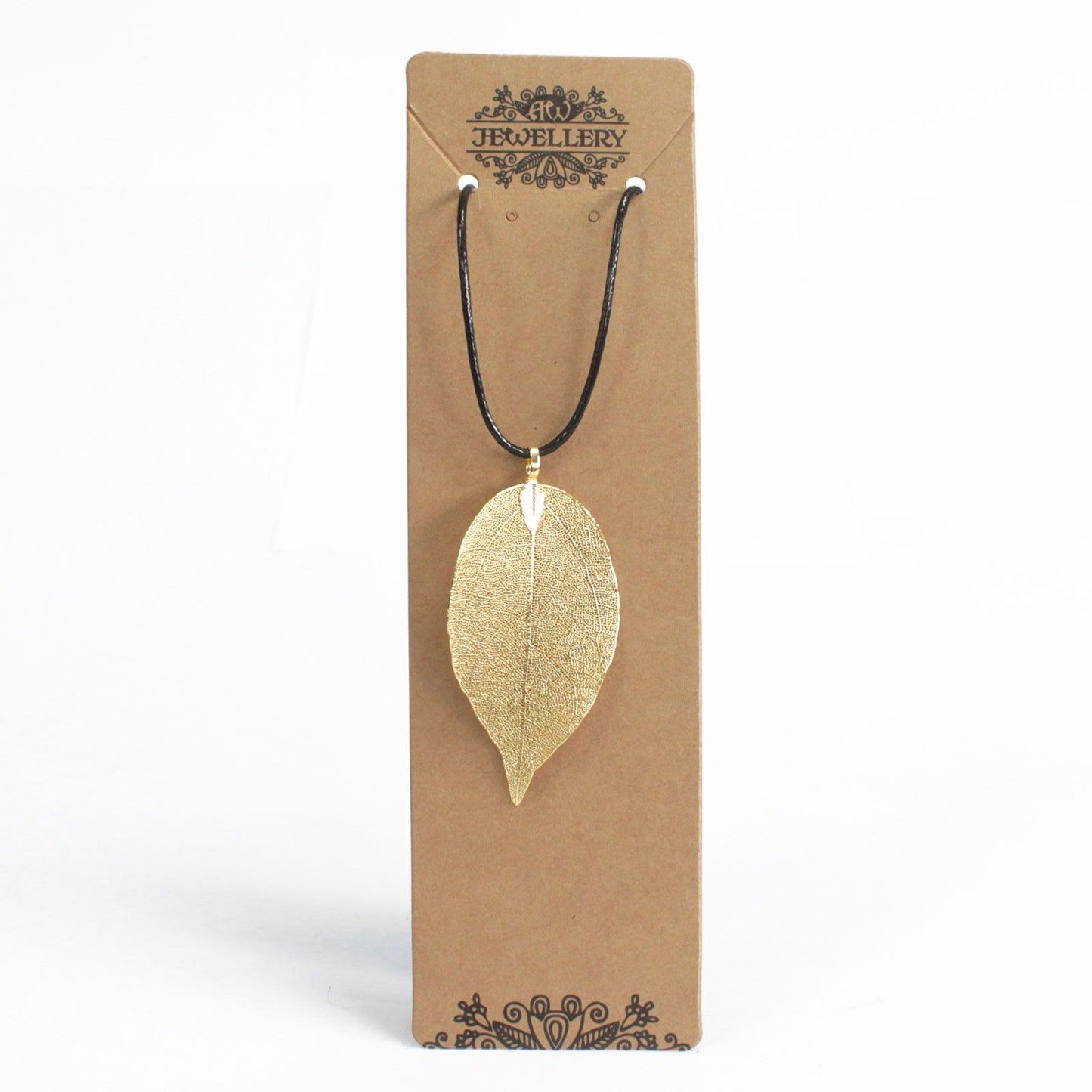 Necklace - Bravery Leaf - Gold