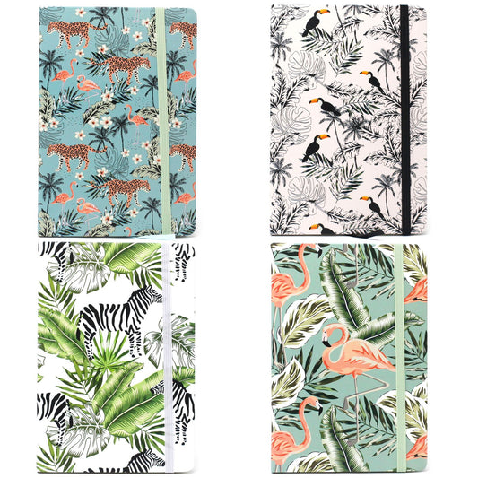 Cool A5 Notebook - Assorted Designs - Vintage Tropical