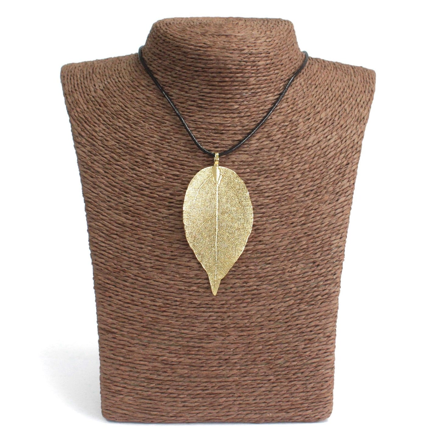Necklace - Bravery Leaf - Gold